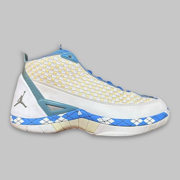 Air Jordan XX3 UNC Argyle White/Carolina Blue Men’s Sneakers - Size 8.5 - Picture 2 of 7